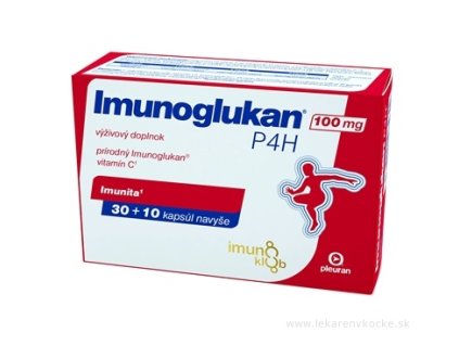 Imunoglukan P4H 100 mg cps (inov. 2021, imunoklub) 30+10 navyše (40 ks)