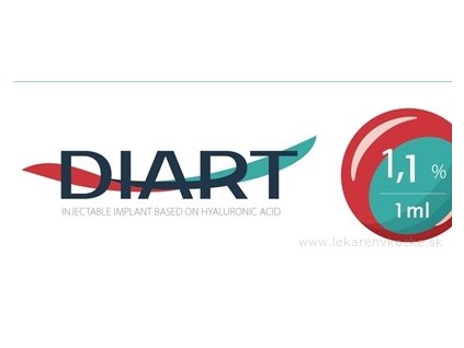 DIART 1,1 % injekčný implantát s kyselinou hyalurónovou 11 mg/ml, 1 ml – náhrada synoviálnej tekutiny (na kĺby)