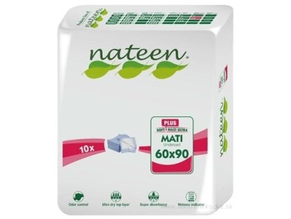 nateen MATI PLUS L podložka pod pacienta (60x90 cm), savosť 1000 ml, 1x10 ks