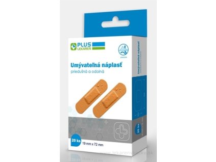 PLUS LEKÁREŇ Náplasť umývateľná 20 ks