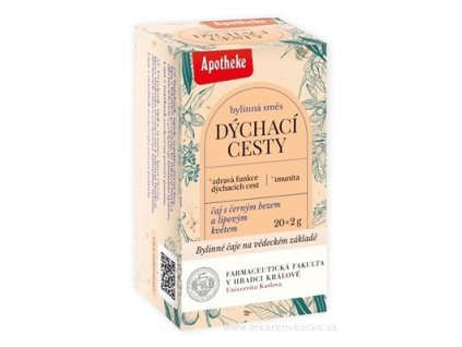 APOTHEKE FARMA Dýchacie cesty bylinný čaj, 20 x 2 g (40 g)