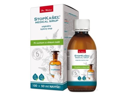 STOPKAŠEĽ Medical sirup Dr. Weiss 150 ml