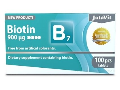 JutaVit Biotín 900 µg 100 ks