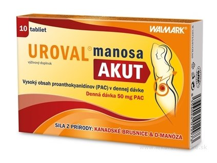 WALMARK UROVAL manosa AKUT 10 ks
