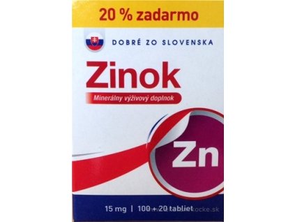 Dobré z SK Zinok 15 mg tbl 100+20 zadarmo (120 ks)