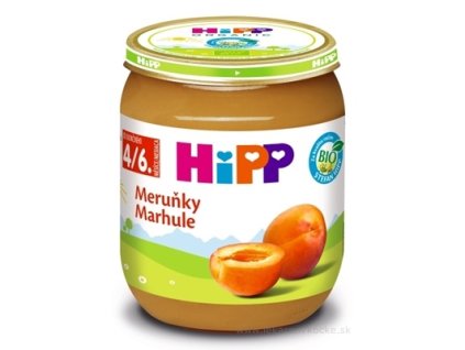 HiPP Príkrm BIO Marhule 125 g