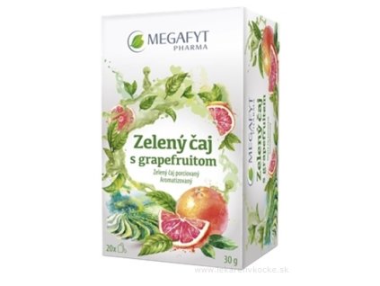 MEGAFYT Zelený čaj s grapefruitom 20x1,5 g