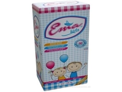 Ema Kids detské plienky (12-25 kg) savosť 1040 ml, 44 ks