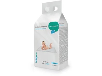 BABYONO Podložky prebaľovacie pod dieťa 40x60 cm, 20ks