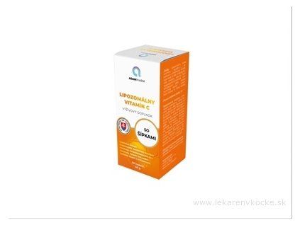ADAMPharm Lipozomálny vitamín C + šípky – vysoko vstrebateľný vitamín C, 60 kapsúl