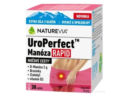 NATUREVIA UroPerfect Manóza RAPID 30 ks