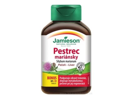 JAMIESON PESTREC mariánsky tbl (Silybum marianum) 60+30 zadarmo (90 ks)