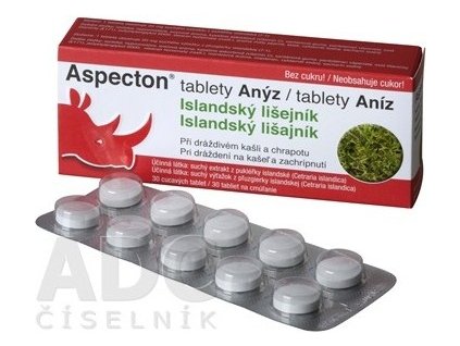 Aspecton tablety Čierne ríbezle 30 ks