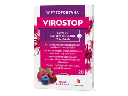 FYTOFONTANA Virostop pastilky lesné ovocie 20 ks