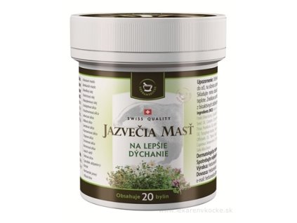JAZVEČIA MASŤ 125 ml, na lepšie dýchanie