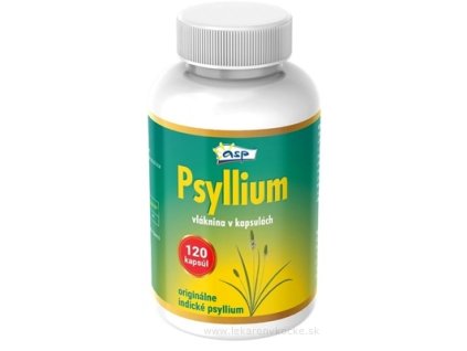 Psyllium vláknina v kapsulách 120 ks výživový doplnok tráviaci trakt
