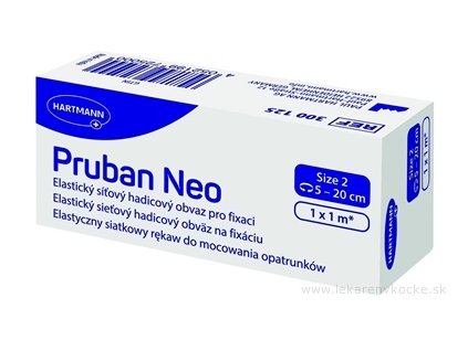 Pruban Neo veľkosť 2 elastický hadicový obväz, zápästie, chodidlo, členok, 1 m, (obvod 5 - 20 cm) 1 ks