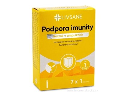 LIVSANE Tekutá podpora imunity 7 ks