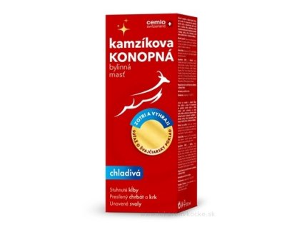CEMIO Kamzíkova konopná masť chladivá + súťaž 200 ml