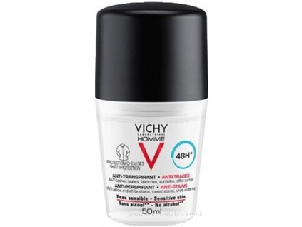 VICHY HOMME DEO ROLL-ON PROTI ŠKVRNÁM 48H 50 ml