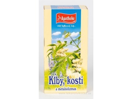 APOTHEKE ČAJ KĹBY, KOSTI A METABOLIZMUS 20x1,5 g