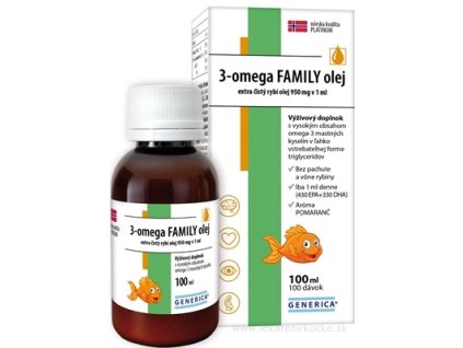 GENERICA 3-omega family olej 100 ml