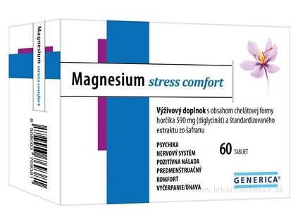 GENERICA Magnesium stress comfort 60 ks