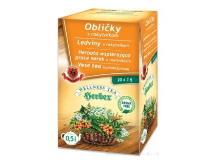 HERBEX OBLIČKY s rakytníkom 20x3 g