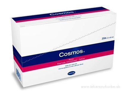 COSMOS Pevná (Strips) náplasti na rany 20x60 mm 5 ks