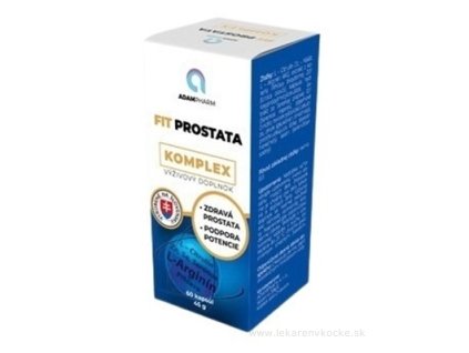 ADAMPharm Fit Prostata Komplex – podpora funkcie prostaty, močových ciest a vitality, 60 kapsúl