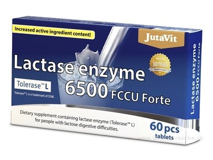 JutaVit Enzým Laktáza 6500 FCCU Forte 60 ks