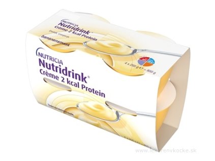Nutridrink Crème 2 kcal Protein Banánová príchuť  24x200 g