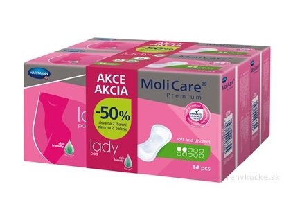 MOLICARE Premium lady pad 2 kvapky duopack 2 x 14 ks set