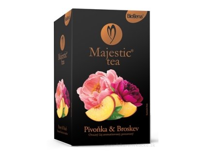Biogena Majestic Tea Broskyňa & Pivonka 20x2,5 g
