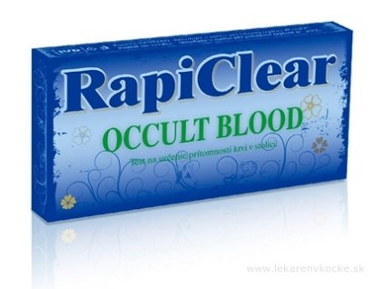 RapiClear OCCULT BLOOD 1 set