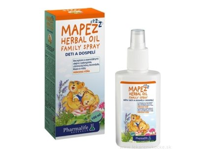Pharmalife Mapez Herbal Oil Family Spray (Repelent) 100 ml bylinný olej