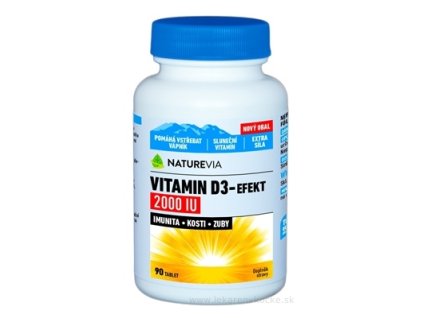 NATUREVIA VITAMIN D3-EFEKT 2000 I.U. 90 ks