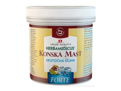 Herbamedicus Konská masť Forte chladivá 500 ml