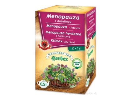 HERBEX MENOPAUZA s ďatelinou 20x3 g