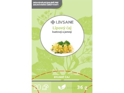 LIVSANE Lipový čaj 20 x 1,8 g
