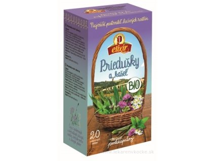 AGROKARPATY elixír BIO Priedušky a kašeľ 20x2 g