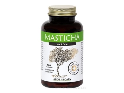 Masticha Active Apothecary – 100 kapsúl pravá chioská masticha + probiotiká, na trávenie