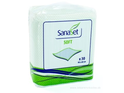 SanaSet SOFT Podložka (60x90 cm) absorpčná hygienická, 30 ks