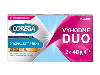 COREGA Original EXTRA SILNÝ DUOPACK 2x40 g