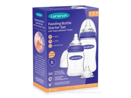 Lansinoh Štartovací set dojčenských fliaš 1 set