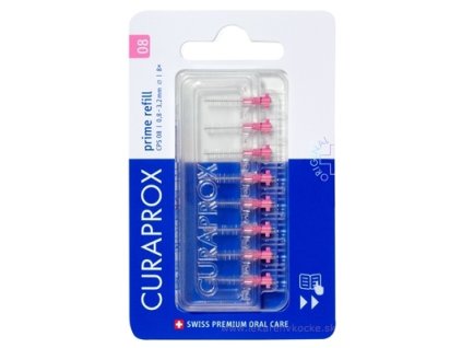 CURAPROX CPS 08 prime refill ružová 8 ks