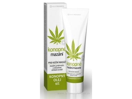 Konopné mazanie 10% konopného oleja 100 ml