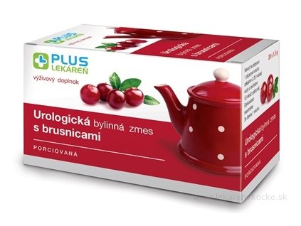 PLUS LEKÁREŇ Urologická bylinná zmes s brusnicami 20x1,5 g