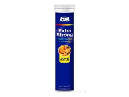 GS Extra Strong Multivitamin s minerálmi tbl eff príchuť pomaranč 20+5 (25 ks)