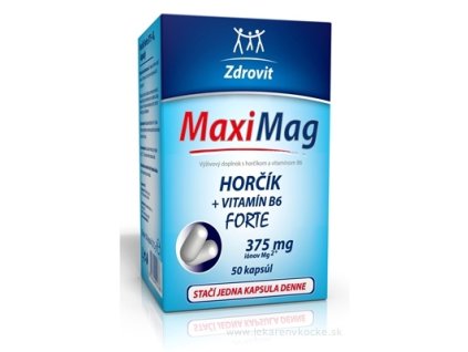 Zdrovit MaxiMag HORČÍK FORTE (375 mg) + VITAMÍN B6 50 ks